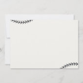 Invitation La Nouvelle De L'Année Premier Anniversaire Baseba (Dos)