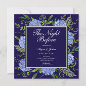 Invitation La Nuit Avant Blue Hydrangea (Devant)