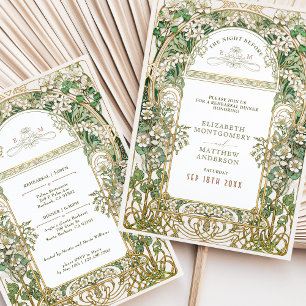 Invitation La Nuit Avant la Répétition de Mariage