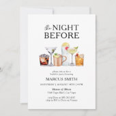Invitation La Nuit Avant Le Bachelor Party (Devant)