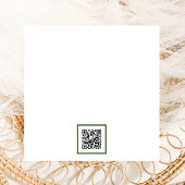 Invitation La nuit avant le code QR de Blue Hydrangea