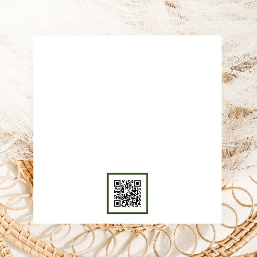 Invitation La nuit avant le code QR de Blue Hydrangea