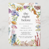 Invitation La Nuit Avant Le Dîner De La Répétition (Devant / Derrière)