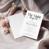 Invitation La Nuit Avant Le Dîner De La Répétition