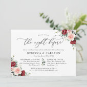 Invitation La Nuit Avant Le Dîner De La Répétition Des Mariag (Debout devant)