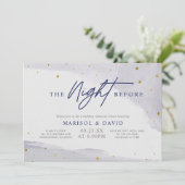 Invitation La Nuit Avant le Dîner de Répétition (Debout devant)