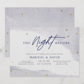 Invitation La Nuit Avant le Dîner de Répétition (Devant / Derrière)