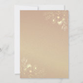 Invitation La Nuit Avant Le Dîner De Répétition Bleue De La M (Dos)