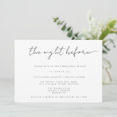 Invitation La Nuit Avant Le Dîner De Répétition Chic Invitati (Debout devant)