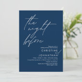 Invitation La Nuit Avant Le Dîner De Répétition Romantique De (Debout devant)