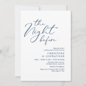 Invitation La Nuit Avant Le Dîner De Répétition Romantique De (Devant)