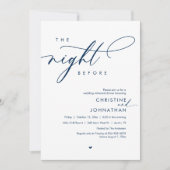 Invitation La Nuit Avant Le Dîner De Répétition Romantique De (Devant)