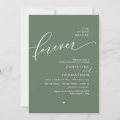 Invitation La Nuit Avant Le Dîner De Répétition Romantique De (Devant)