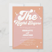 Invitation La Nuit Avant Le Dîner De Répétition Super Chic (Devant)