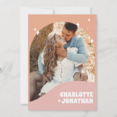 Invitation La Nuit Avant Le Dîner De Répétition Super Chic (Dos)