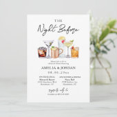 Invitation La Nuit Avant Le Dîner Répétition & Boissons Invit (Debout devant)