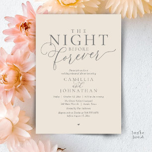Invitation “La Nuit Avant Pour Toujours” Dîner de Répétition