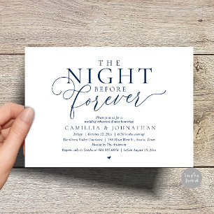 Invitation “La Nuit Avant pour Toujours” Dîner de Répétition