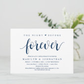 Invitation La Nuit Avant Pour Toujours, Dîner De Répétition M (Debout devant)