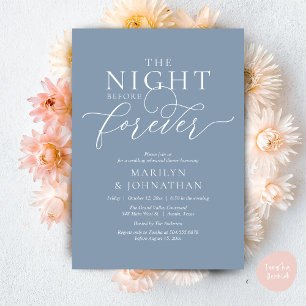 Invitation La Nuit Avant Pour Toujours, Dîner De Répétition M