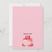 Invitation La Nuit des Filles de la Saint-Galentin (Dos)