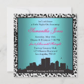 Invitation La nuit des filles en ville (Dos)