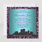 Invitation La nuit des filles en ville (Dos)