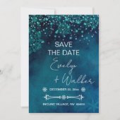 Invitation La Nuit D'Hiver Enregistrer La Date (Devant)