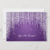 Invitation La nuit élégante de partie de retraite brillent le (Dos)