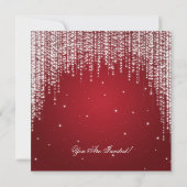 Invitation La nuit élégante de partie de retraite brillent le (Dos)