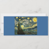 Invitation La nuit étoilée de Vincent van Gogh (1889) (Dos)