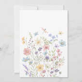 Invitation La nuit précédant le dîner de répétition mariage r (Dos)