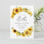 Invitation La nuit précédente | Dîner de répétition de l'auto (Debout devant)