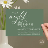 La Nuit Précédente, Dîner de Répétition de Mariage