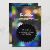 Invitation La partie allume l'invitation de fête (Devant / Derrière)