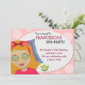 Invitation La partie de Spa-tacular badine l'invitation (Debout devant)