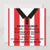 Invitation La partie orientée de Jersey de football invite le (Devant)