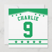 Invitation La partie orientée du Jersey de hockey sur glace (Dos)