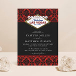 Invitation La Parties scintillant Damask Las Vegas Mariage Co<br><div class="desc">Célébrez dans le style avec ces invitations de mariage chic et très tendance. Ce design est facile à personnaliser avec votre libellé d'événement spécial et vos invités seront ravis quand ils reçoivent ces invitations fabuleux.</div>