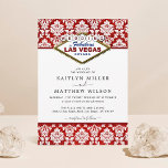 Invitation La Parties scintillant Damask Las Vegas Mariage Co<br><div class="desc">Célébrez dans le style avec ces invitations de mariage chic et très tendance. Ce design est facile à personnaliser avec votre libellé d'événement spécial et vos invités seront ravis quand ils reçoivent ces invitations fabuleux.</div>