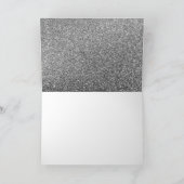 Invitation La Parties scintillant d'argent sera-t-elle ma car (Intérieur)