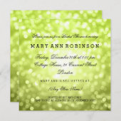 Invitation La Parties scintillant de Chartreuse éclaire l'élé (Devant / Derrière)