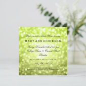 Invitation La Parties scintillant de Chartreuse éclaire l'élé (Debout devant)