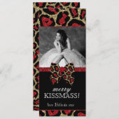 Invitation La Parties scintillant de Noël de Leopard Quincean (Devant / Derrière)