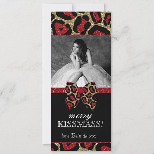 Invitation La Parties scintillant de Noël de Leopard Quincean (Devant)