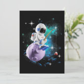 Invitation La Pêche Des Astronautes Dans L'Espace Galaxique (Debout devant)