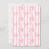 Invitation La pépinière d'oie rime le baby shower (Dos)