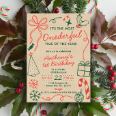 Invitation La période la plus merveilleuse de l'année pour un