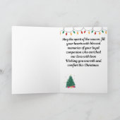 Invitation La perte d'un animal à Noël (Intérieur)