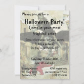 Invitation La Peste par Arnold Böcklin, Soirée d'Halloween (Dos)